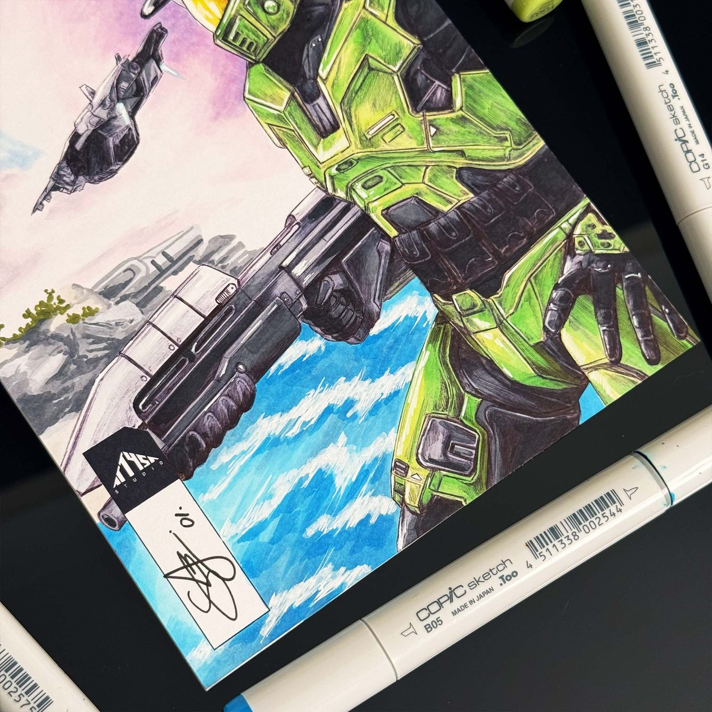 The Silent Cartographer | ORIGINAL | Halo Comic Cover SERIES 1