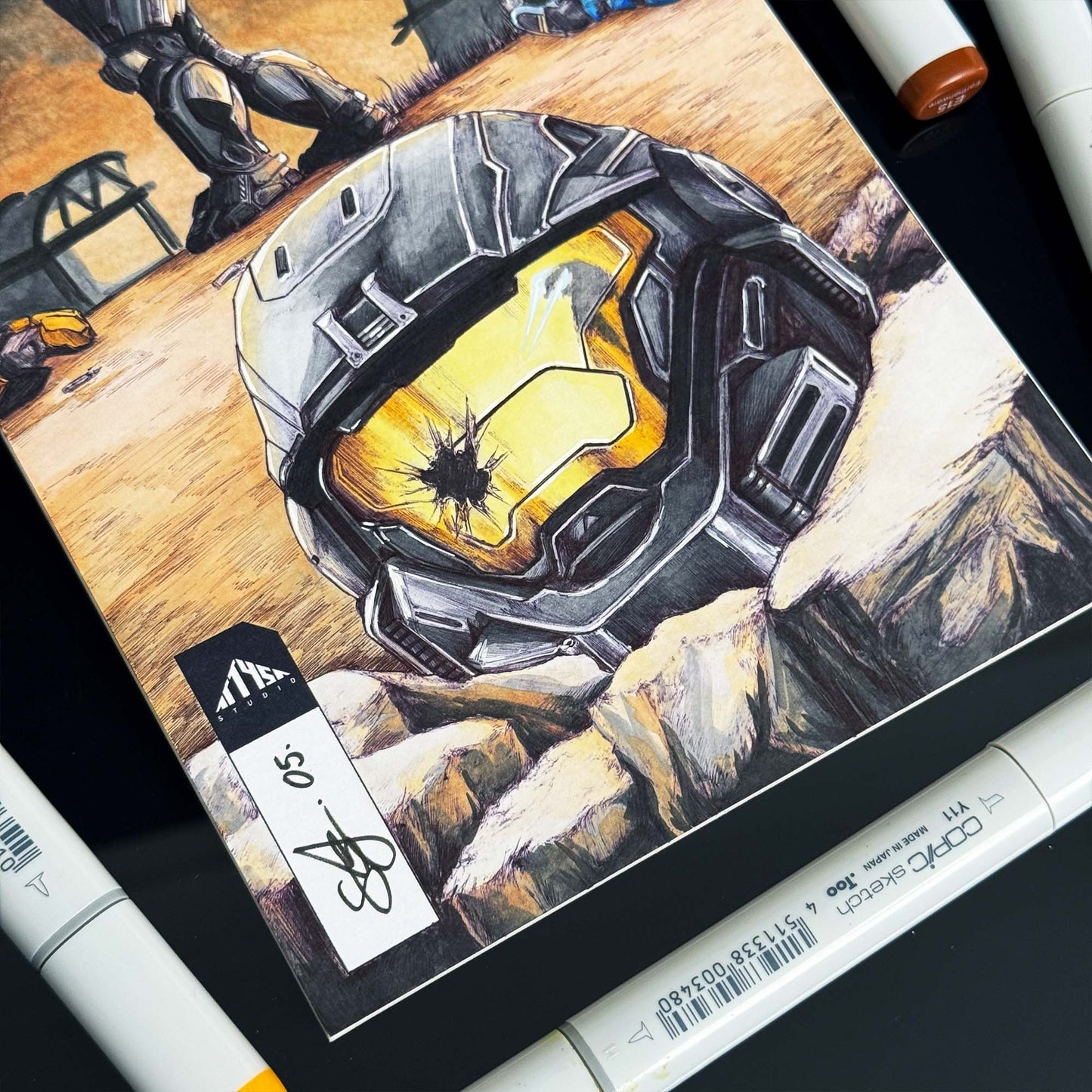 Lone Wolf | ORIGINAL | Halo Comic Cover SERIES 1