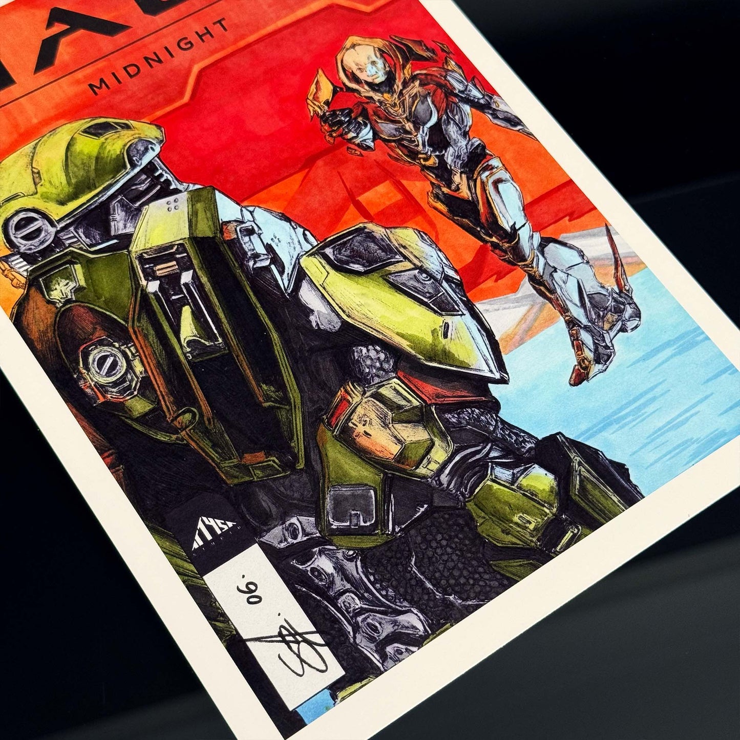 Midnight | PRINT | Halo Comic Cover SERIES 1