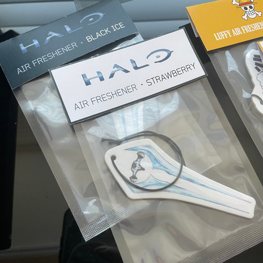 Halo Energy Sword Car Air Freshener - strawberry
