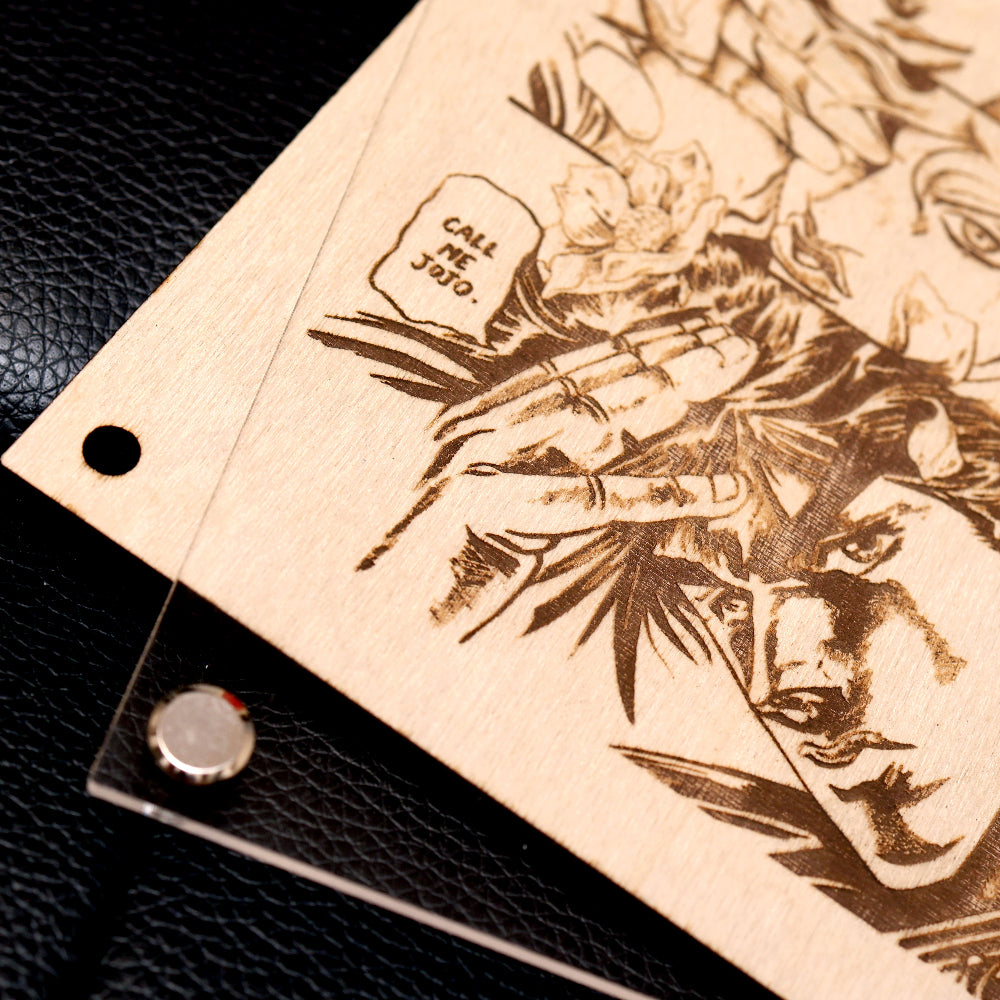 Laser Engraved Plaque - Call Me JoJo | LayaBoard Art Inspired by Jojo's Bizarre Adventure