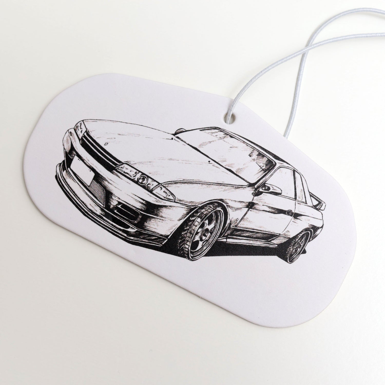 JDM-inspired, Nissan R32 GT-R Air Freshener closeup.