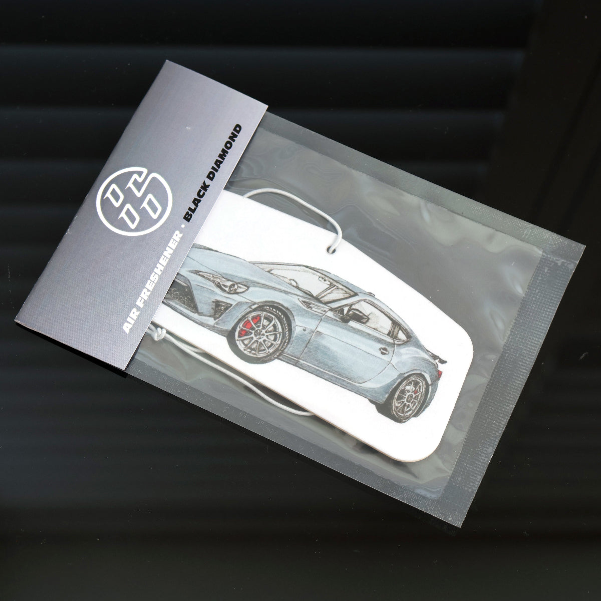 Black Diamond fragrance Toyota 86 air freshener sealed in packaging