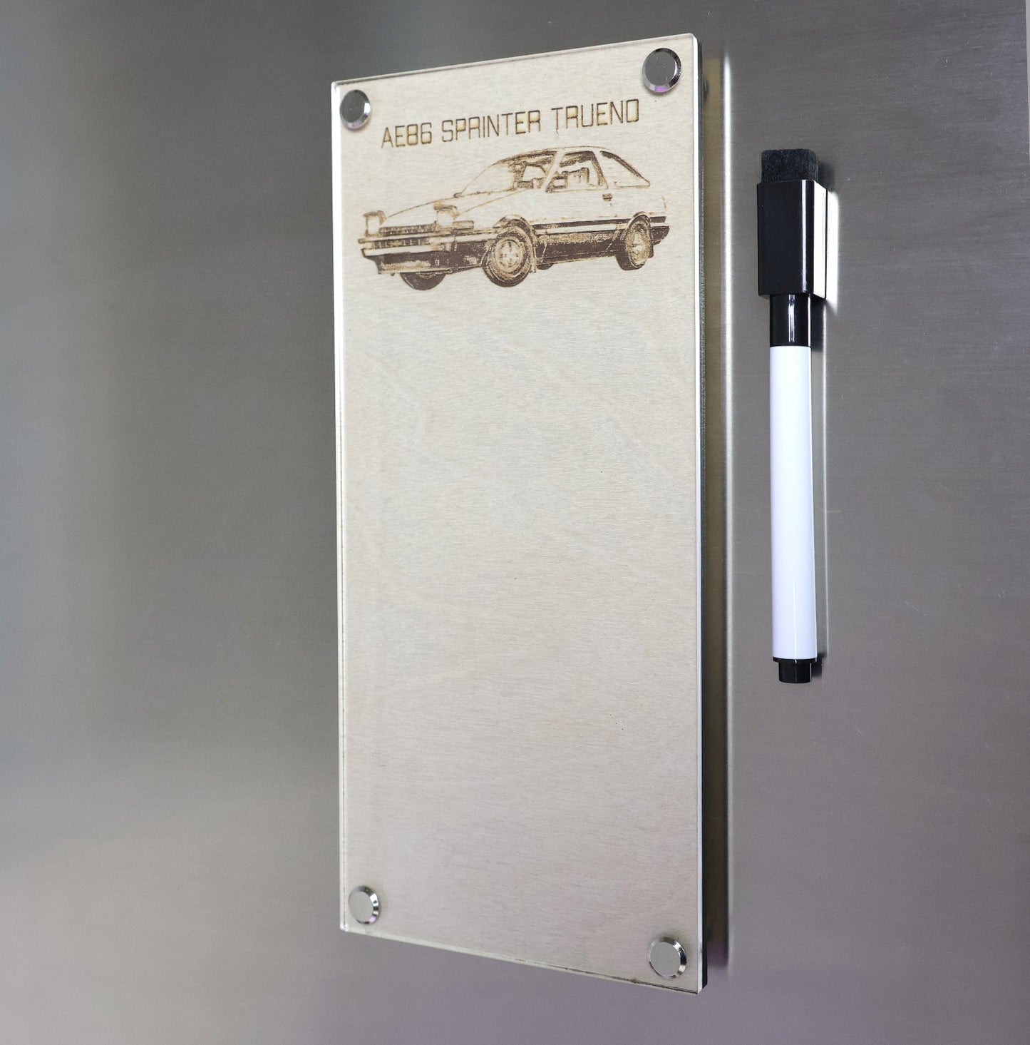 Mini LayaBoard – Portable Acrylic Dry Erase Board with magnetic mount for Task Management