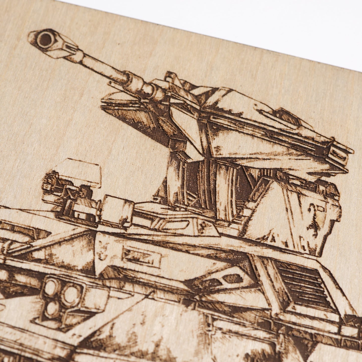 Laser Engraved Plaque - M808B Scorpion Diagram | LayaBoard Art Inspired by Halo