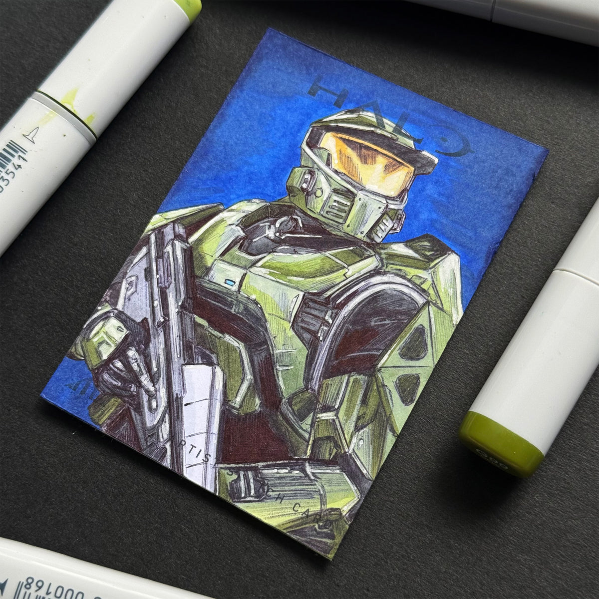 Master Chief Evolution - Halo Trading Card Single