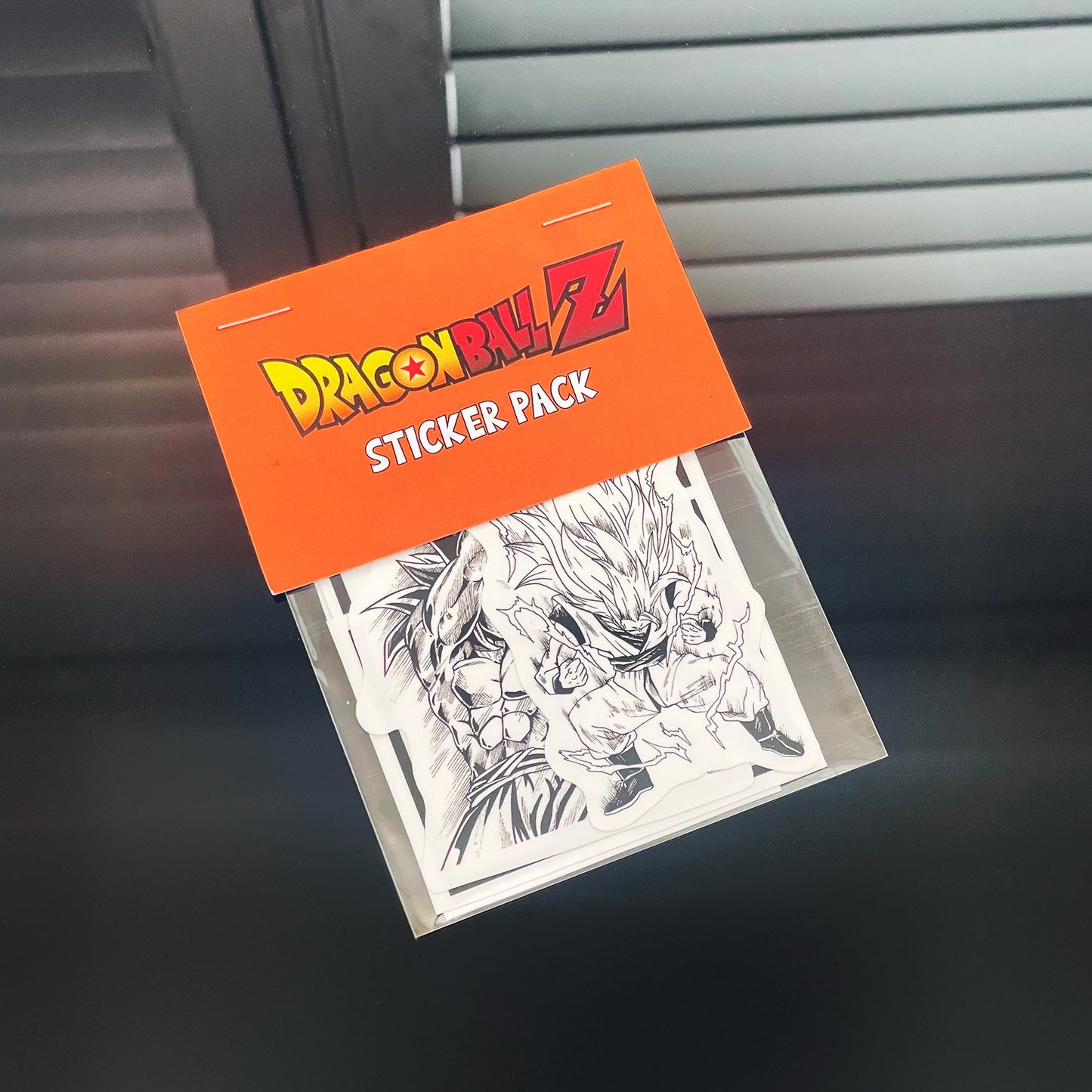 Dragonball Z vinyl sticker pack featuring 6 original designs in one package.