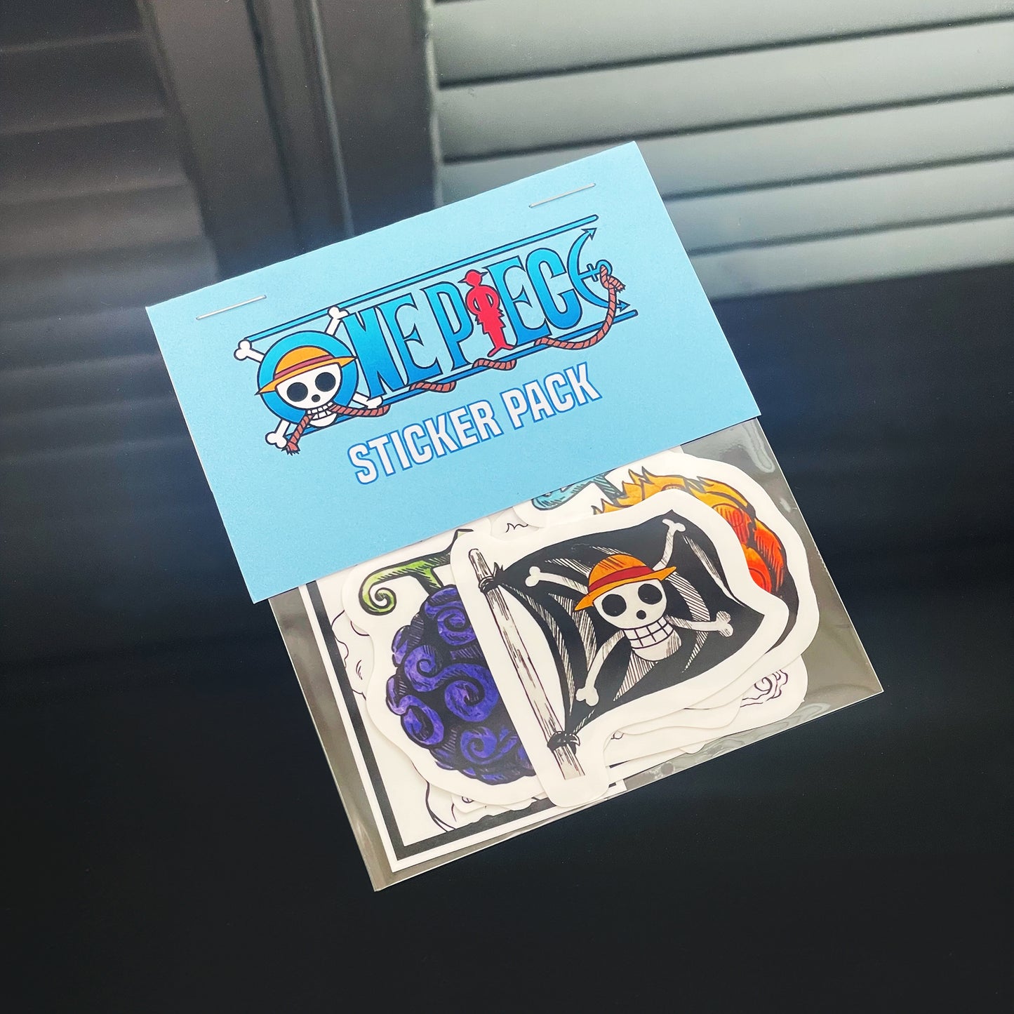 Vinyl sticker pack featuring 9 original designs inspired by One Piece Classics in one package.