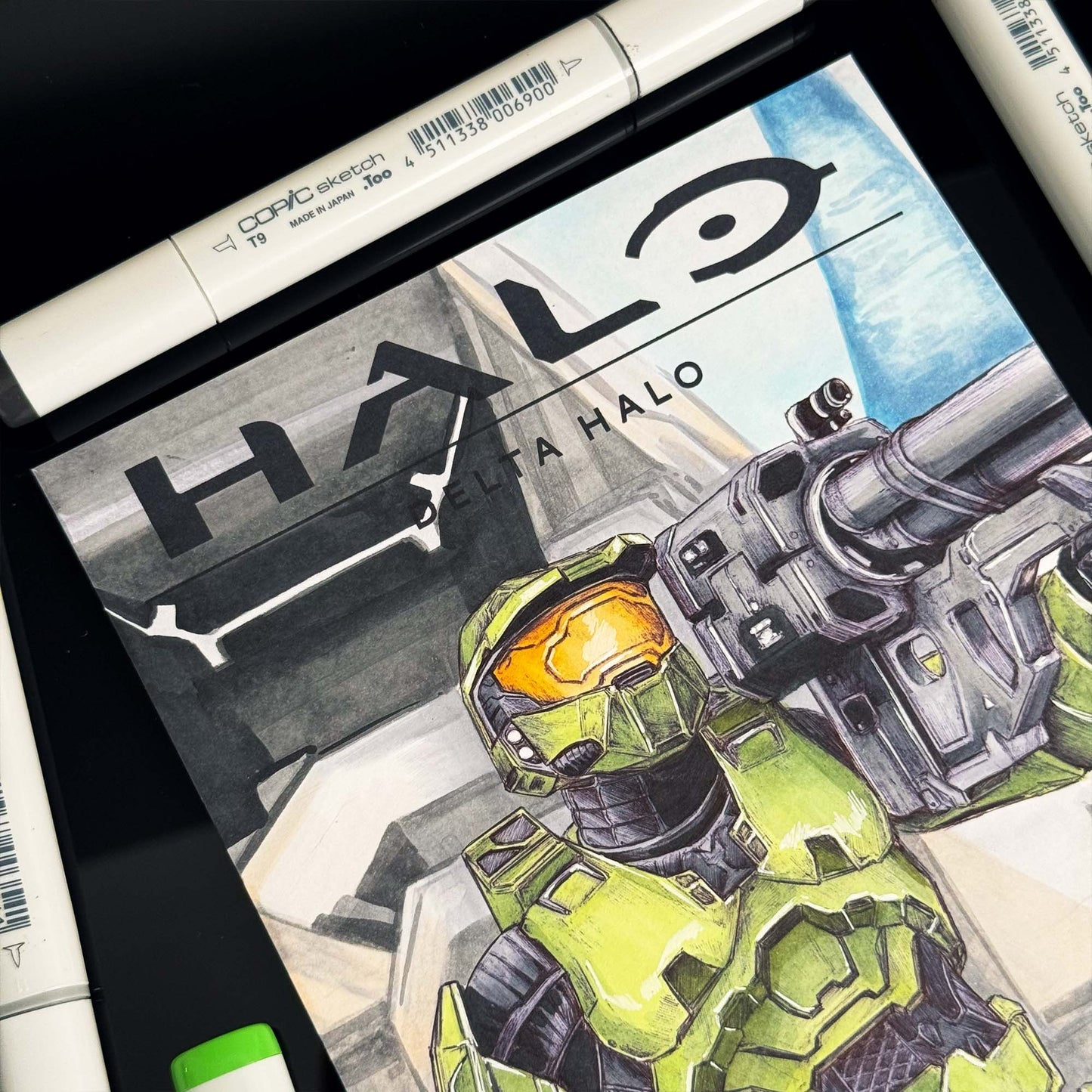 Delta Halo | ORIGINAL | Halo Comic Cover SERIES 1
