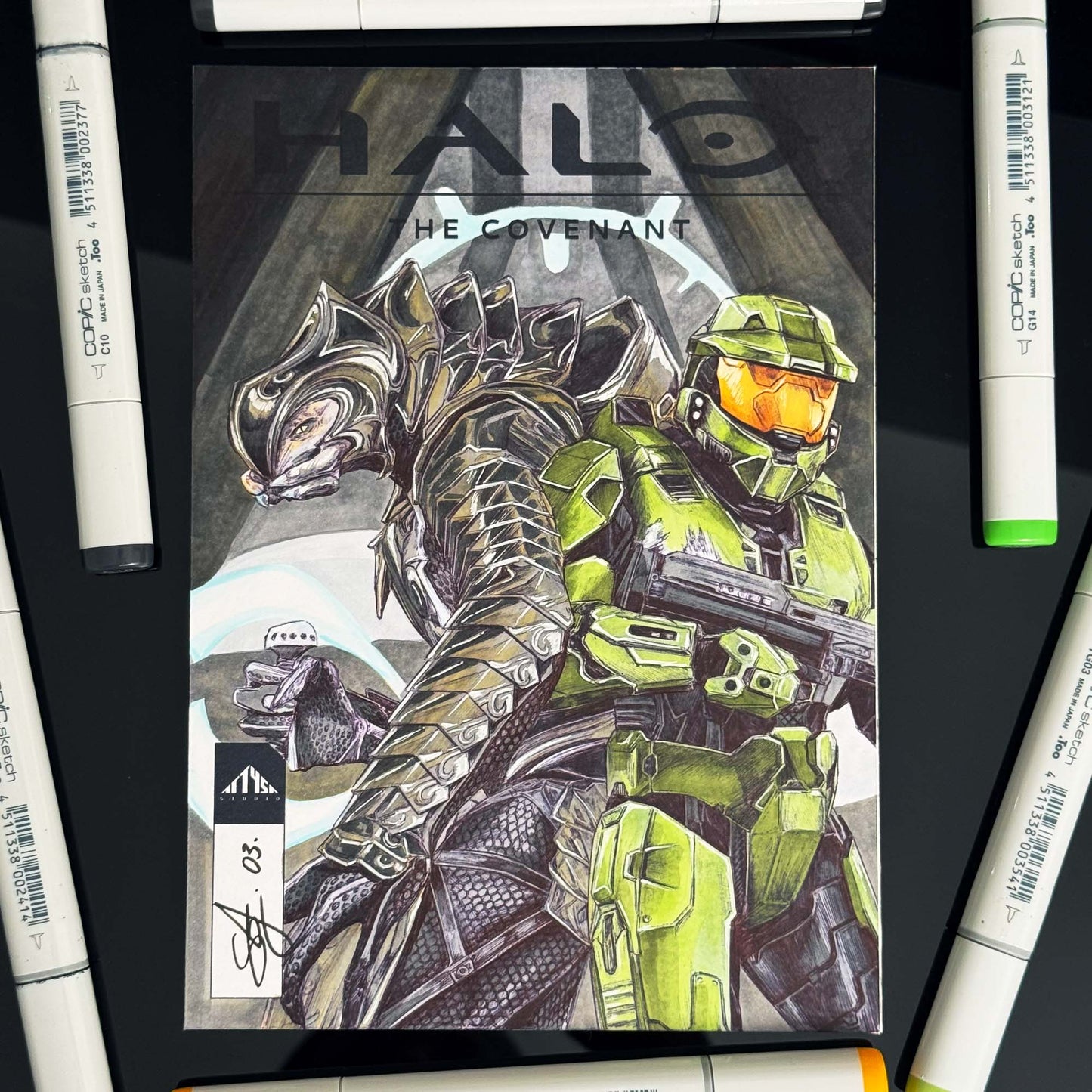 The Covenant | ORIGINAL | Halo Comic Cover SERIES 1