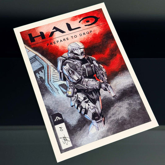 Prepare to Drop | PRINT | Halo Comic Cover SERIES 1