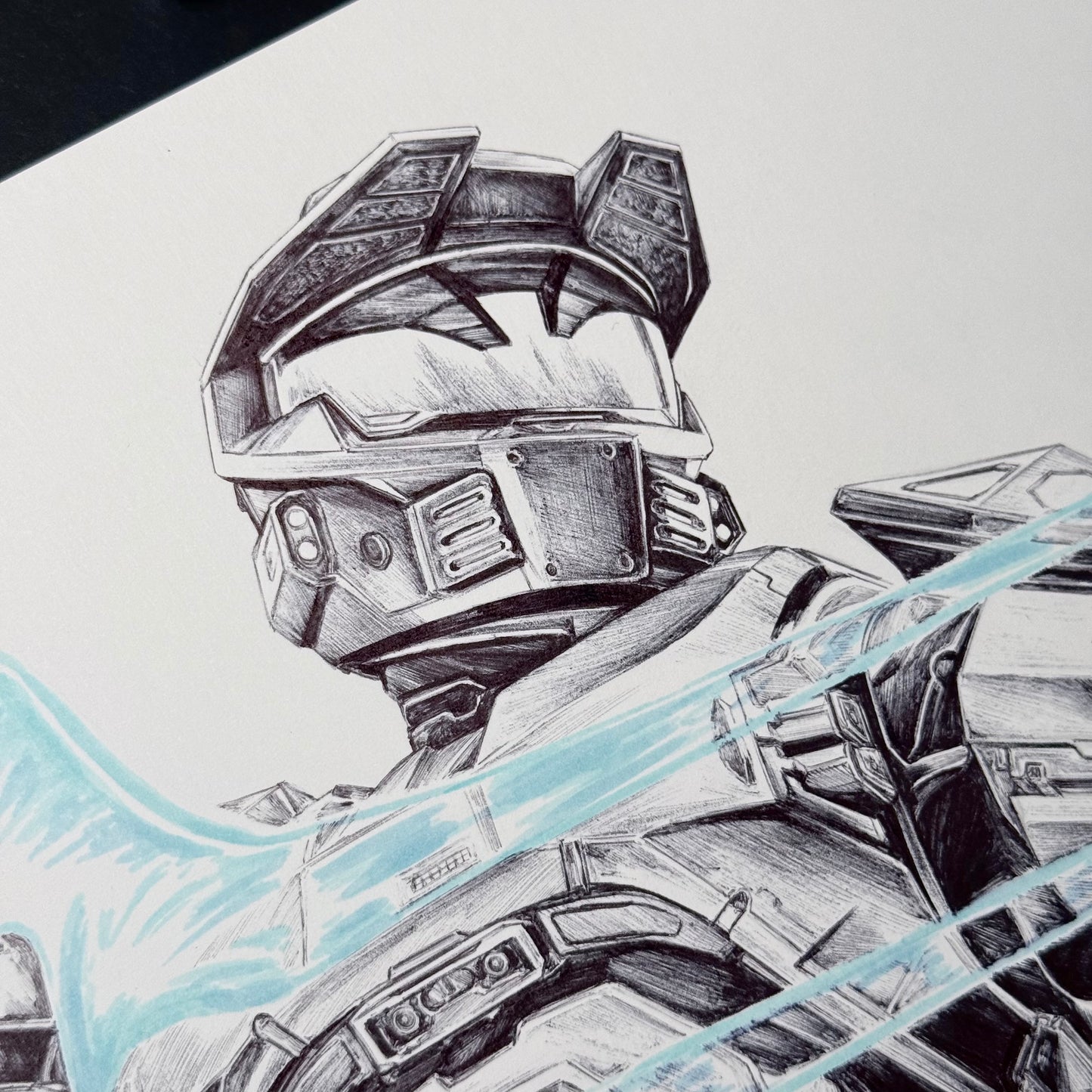 Halo Art Print & Poster - Master Chief, Evolved | Fan Art Inspired by Halo
