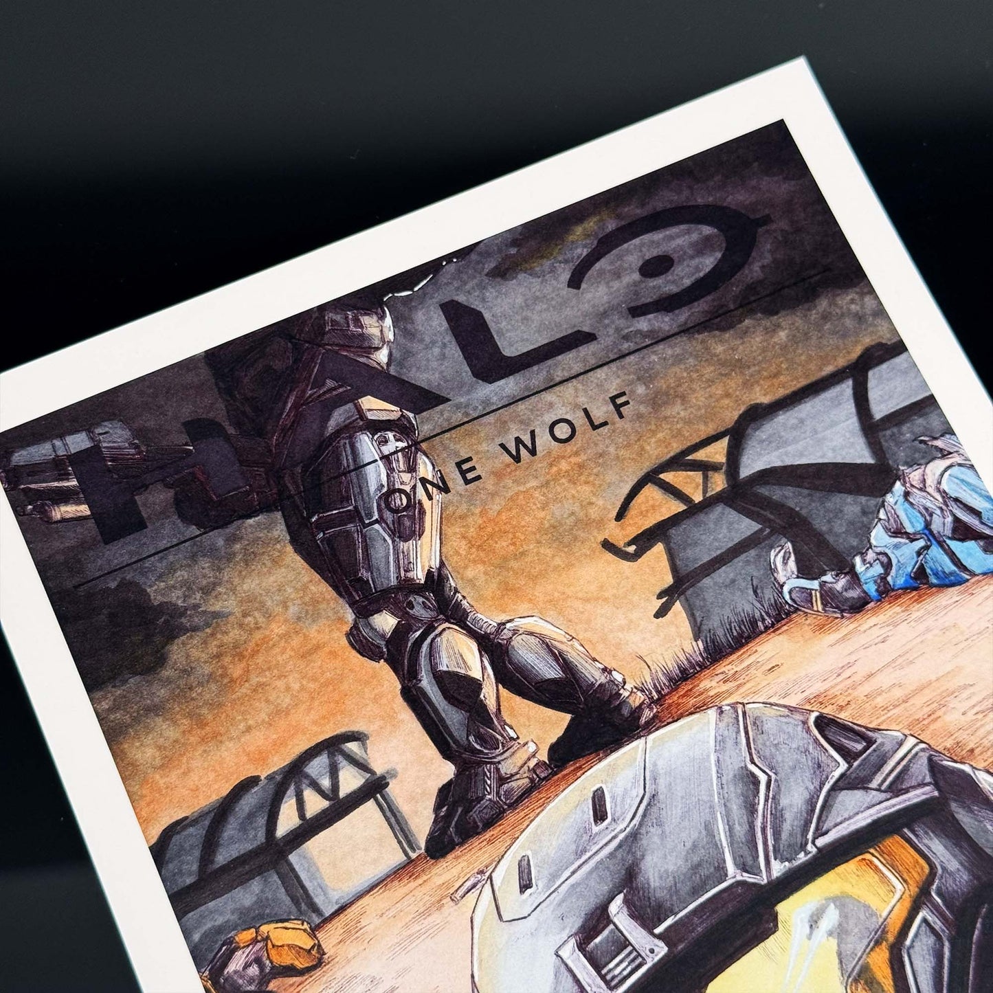 Lone Wolf | PRINT | Halo Comic Cover SERIES 1