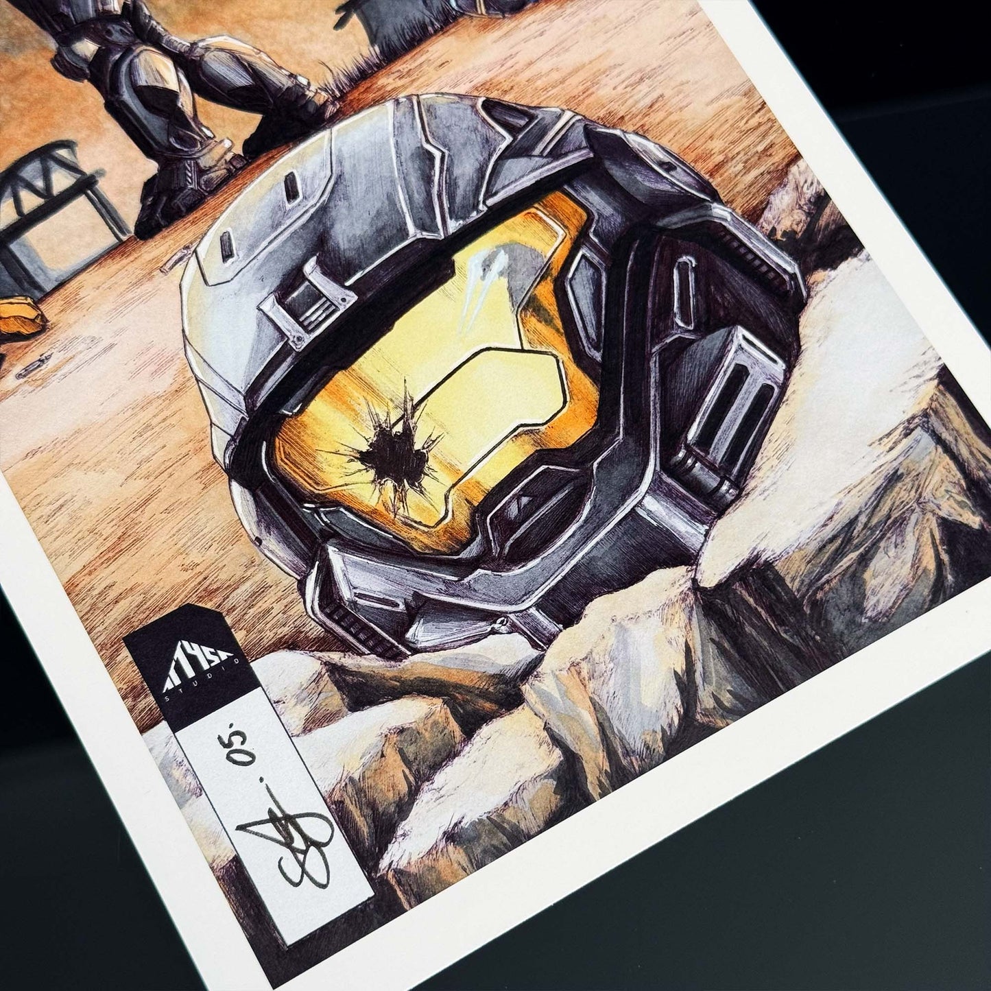 Lone Wolf | PRINT | Halo Comic Cover SERIES 1