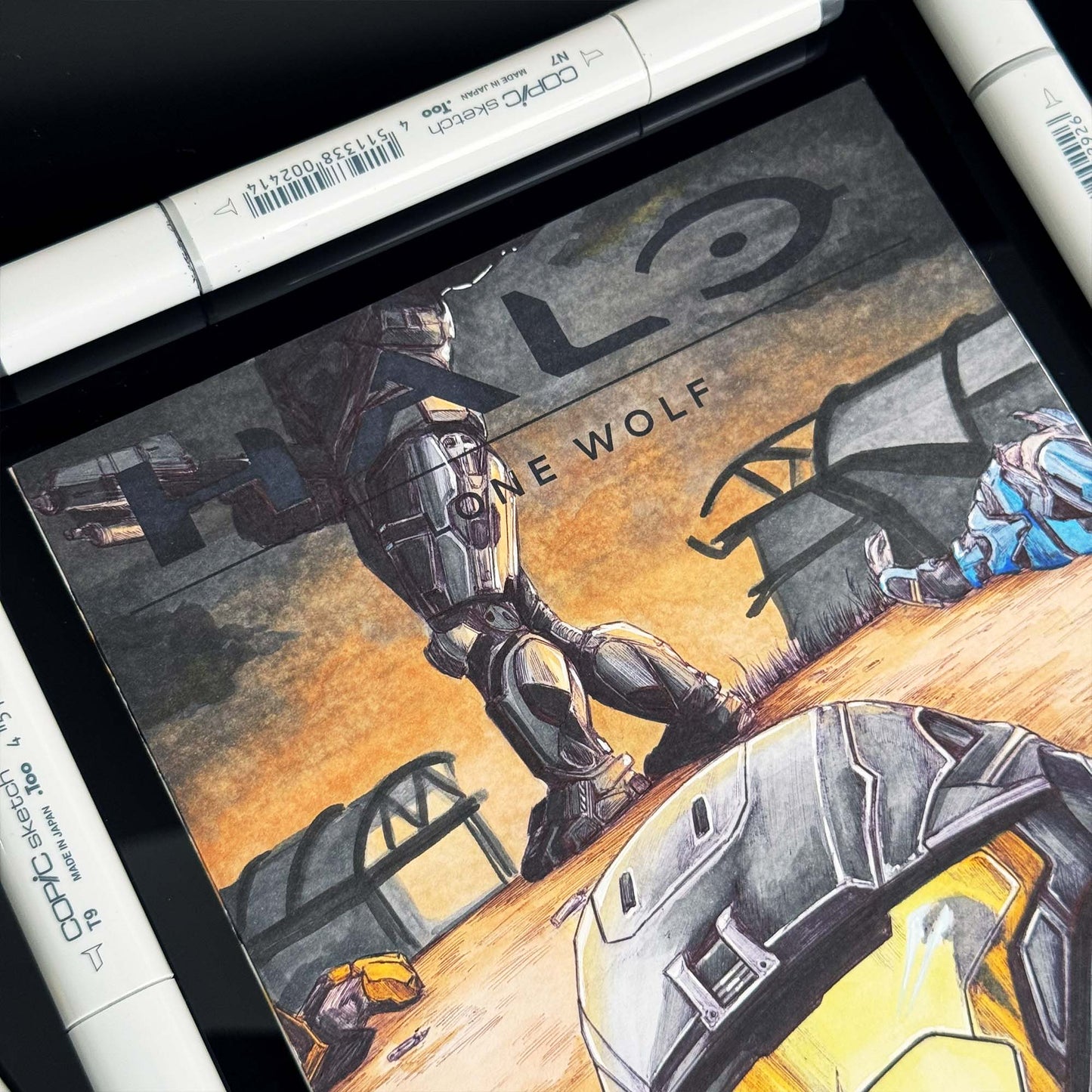 Lone Wolf | ORIGINAL | Halo Comic Cover SERIES 1