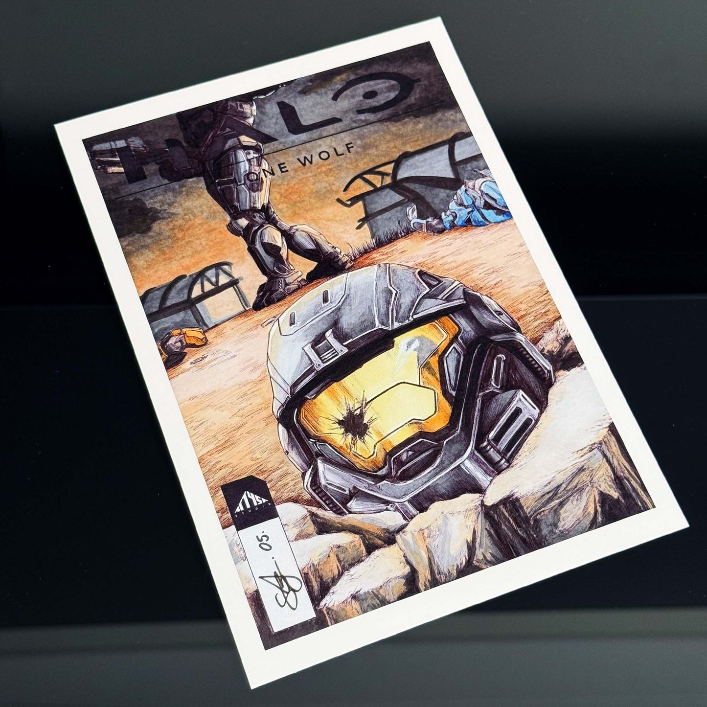 Lone Wolf | PRINT | Halo Comic Cover SERIES 1