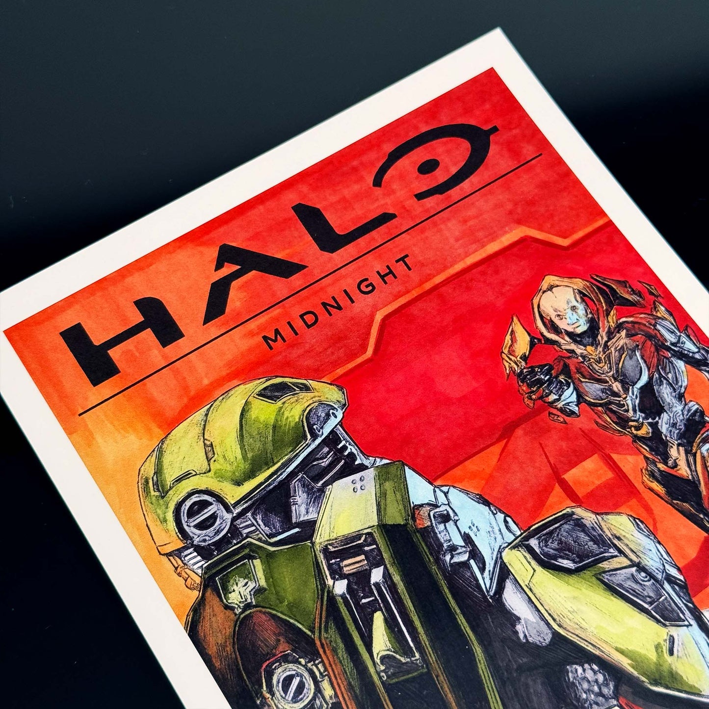 Midnight | PRINT | Halo Comic Cover SERIES 1