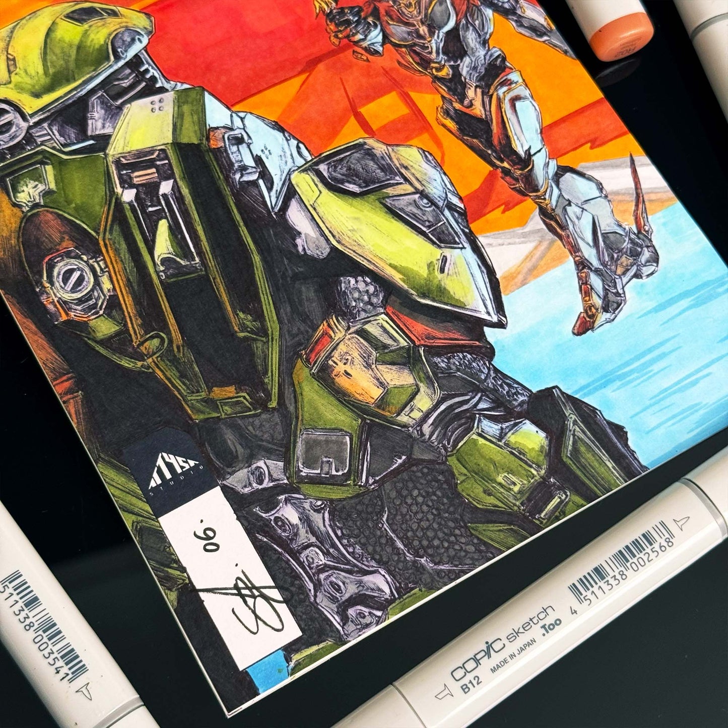 Midnight | ORIGINAL | Halo Comic Cover SERIES 1