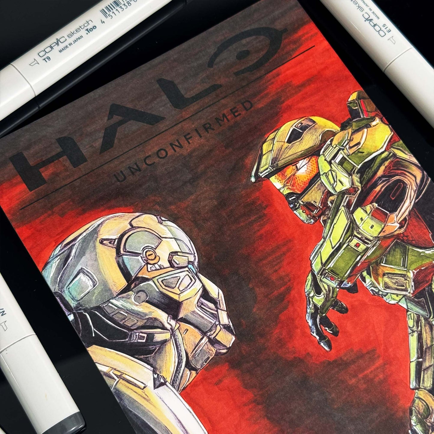 Unconfirmed | ORIGINAL | Halo Comic Cover SERIES 1