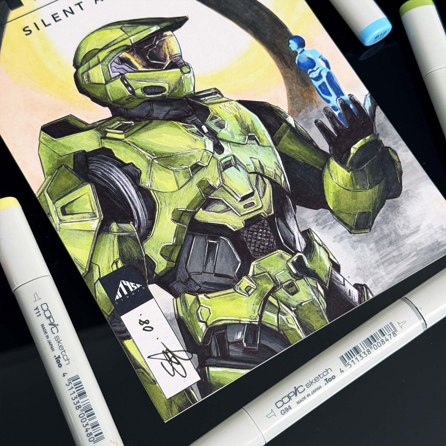 Silent Auditorium | ORIGINAL | Halo Comic Cover SERIES 1