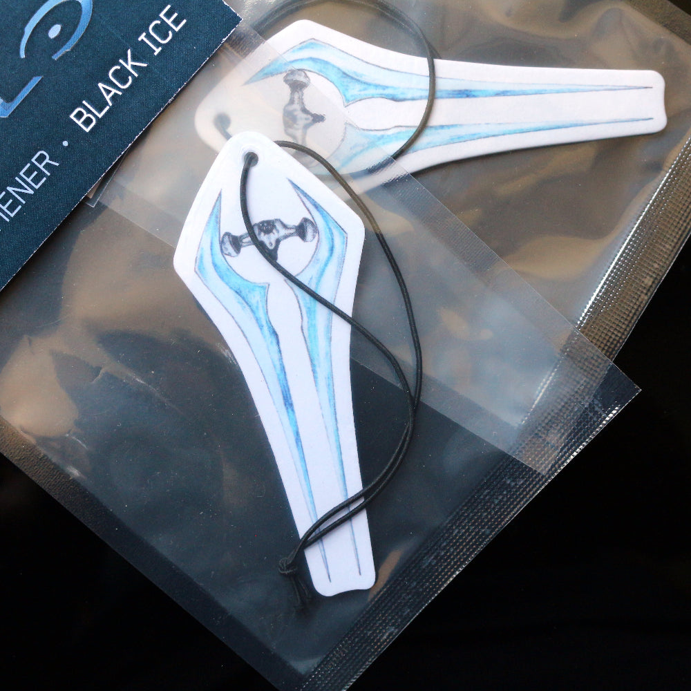 Halo Energy Sword Car Air Freshener - Black Ice