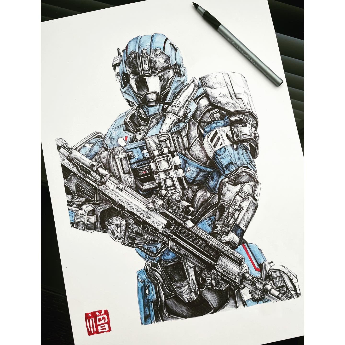 Halo Art Bundle - NOBLE Team Series Print Set | Inspired by Halo