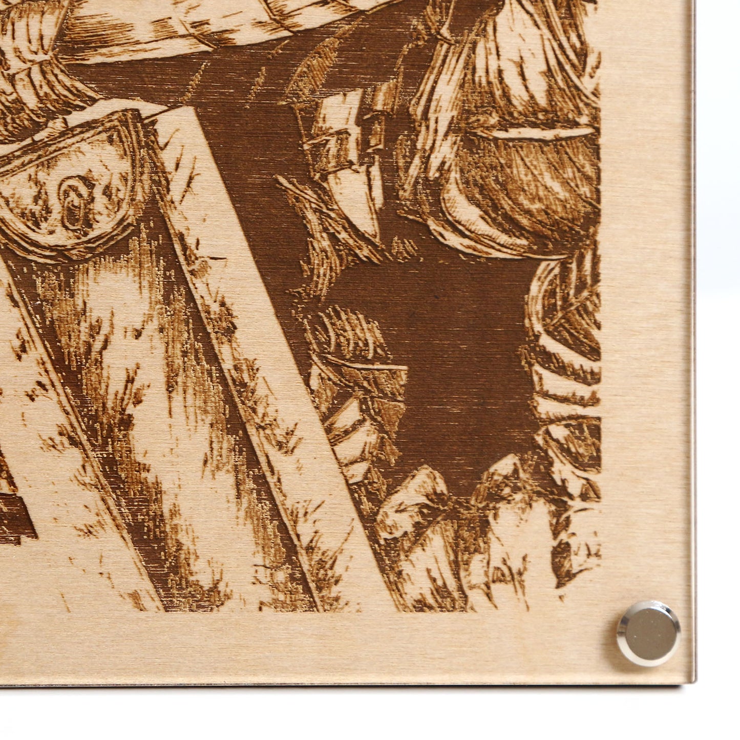 Laser Engraved Plaque - Berserker Armour | LayaBoard Art inspired by Berserk Manga