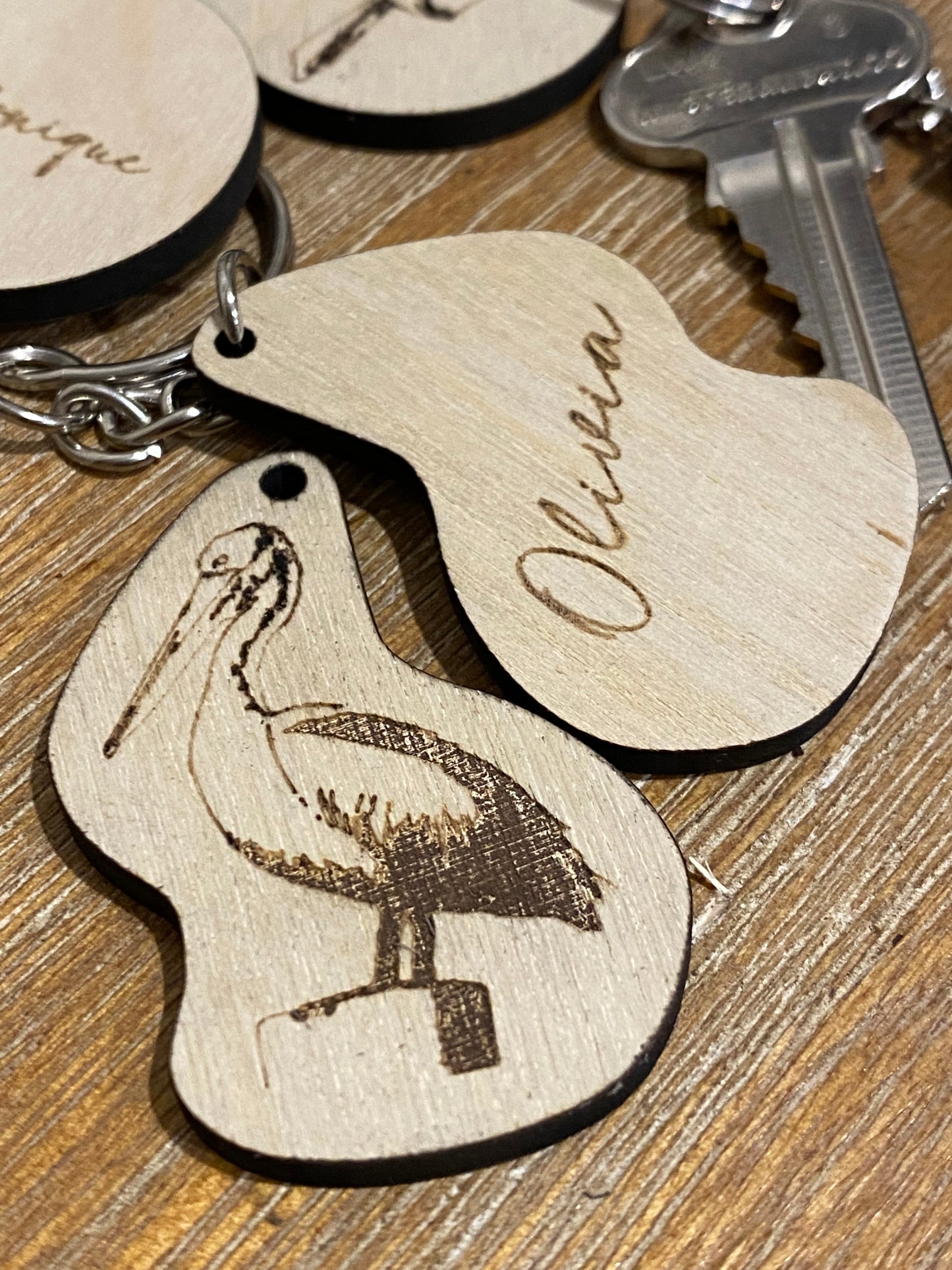 Personalised Australian Bird-Themed Keyrings | Custom Name Tag