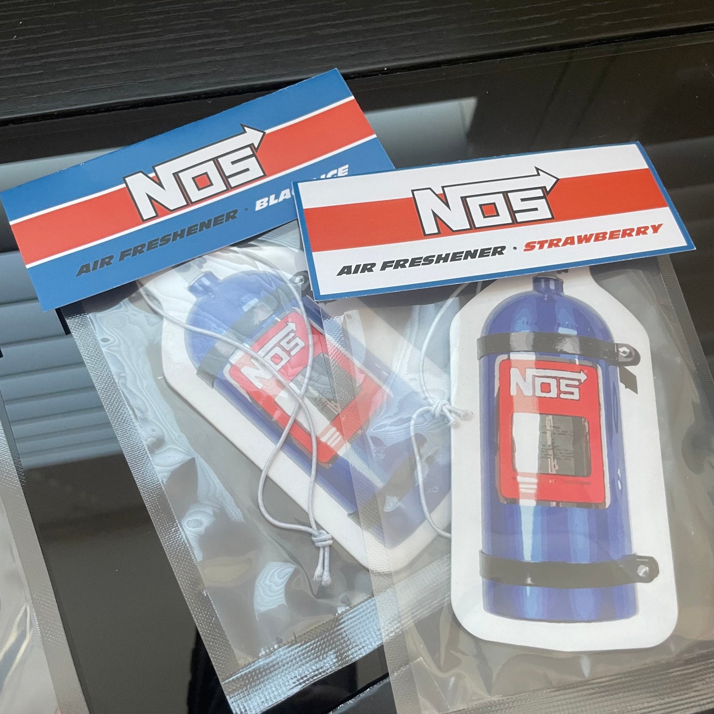 Car Air Freshener - NOS Bottle