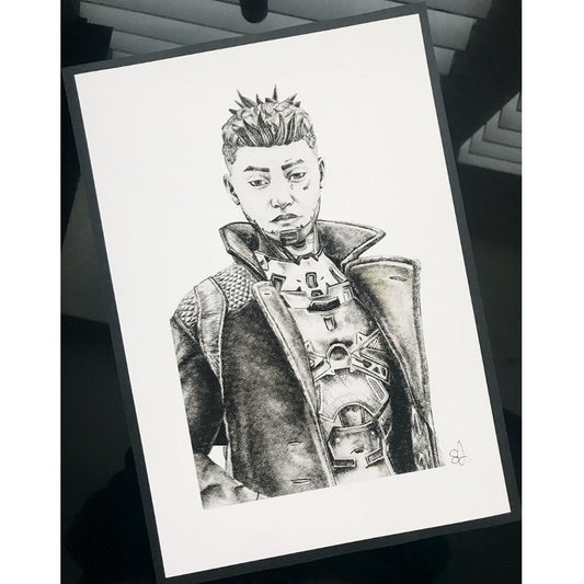 Entransing's original hand-drawn crypto artwork inspired by Apex Legends.