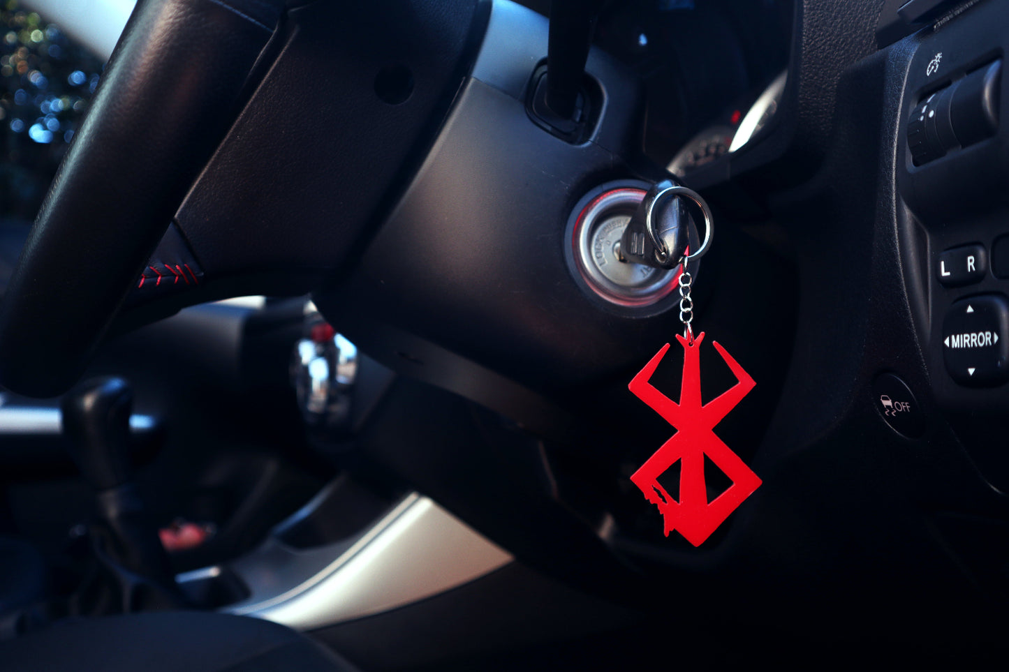 Add a touch of passion for car decor or attached to any of their belongings, keys and bags. Crafted in our Sydney studio and using top-quality acrylic materials to ensure premium quality. Each keyring comes with standard keychain fastening.