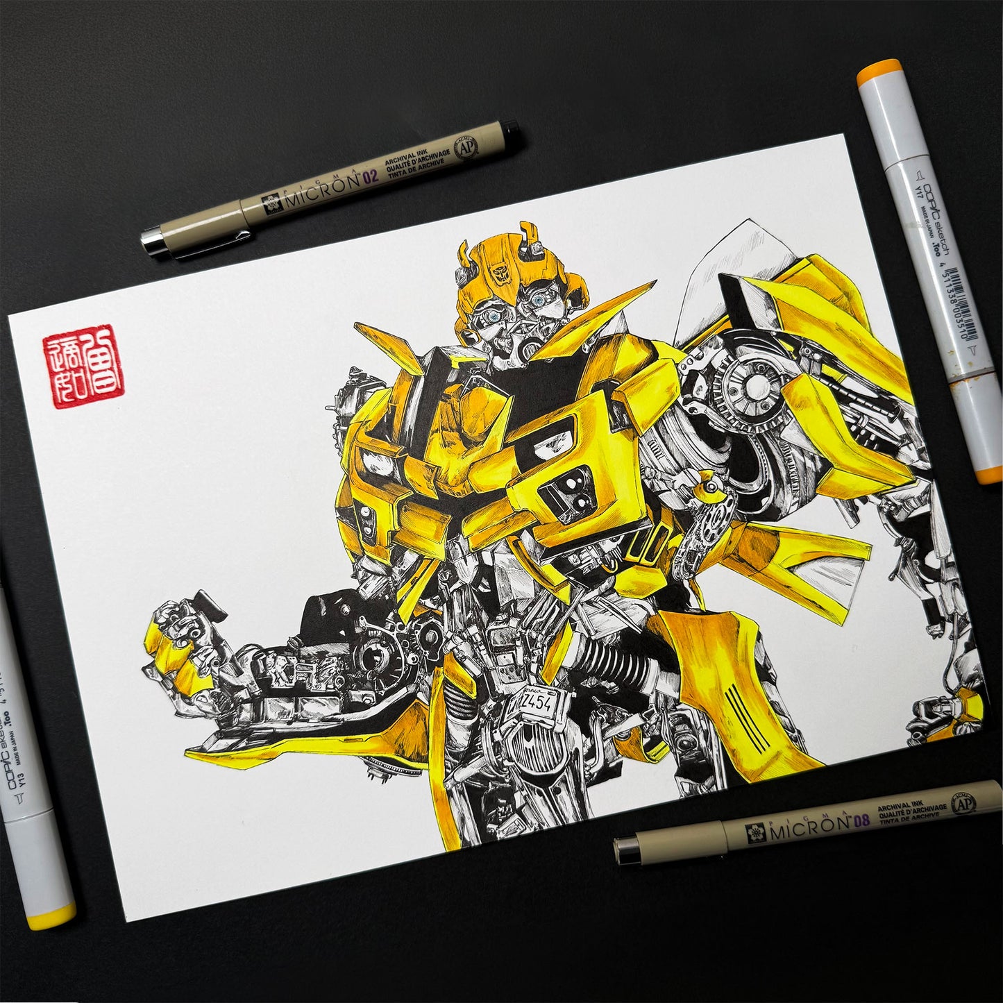 Art Print & Poster - Bumblebee | Fan Art Inspired by Transformers