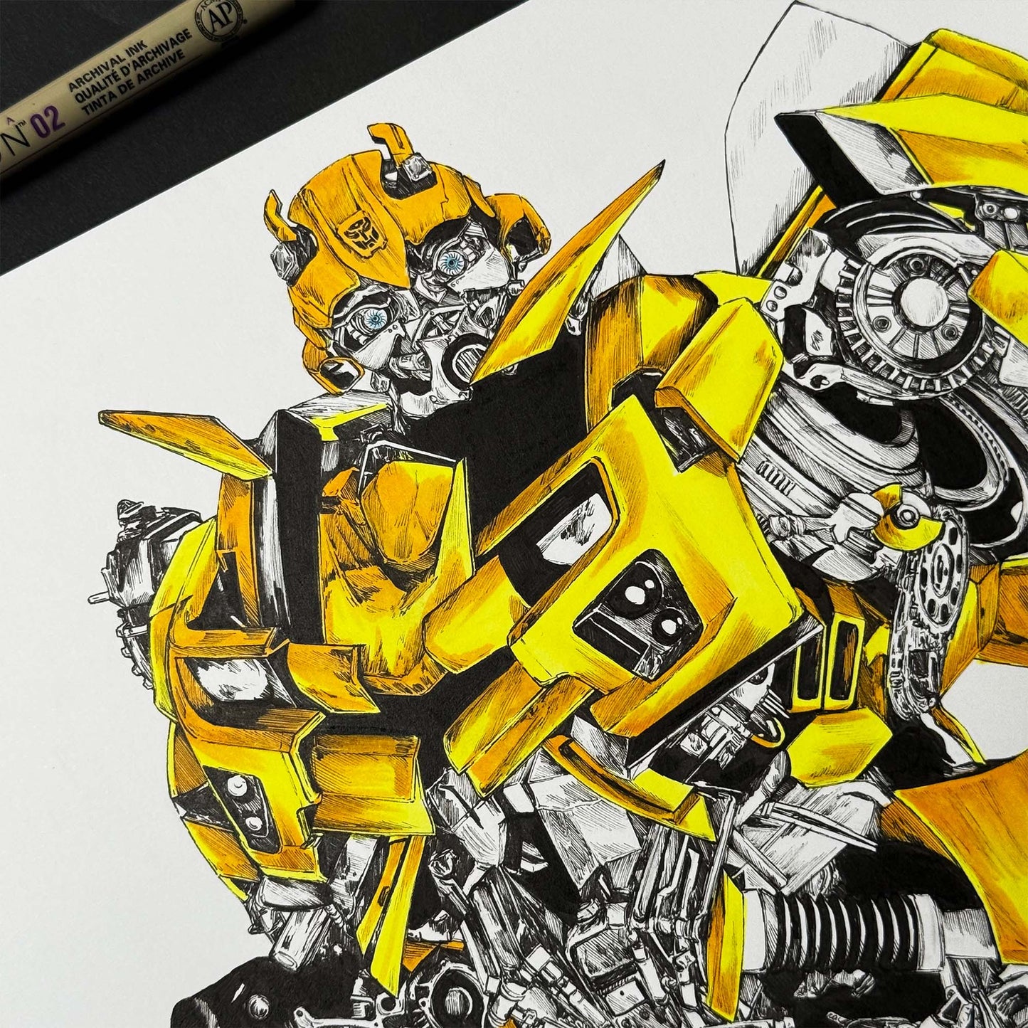 Art Print & Poster - Bumblebee | Fan Art Inspired by Transformers
