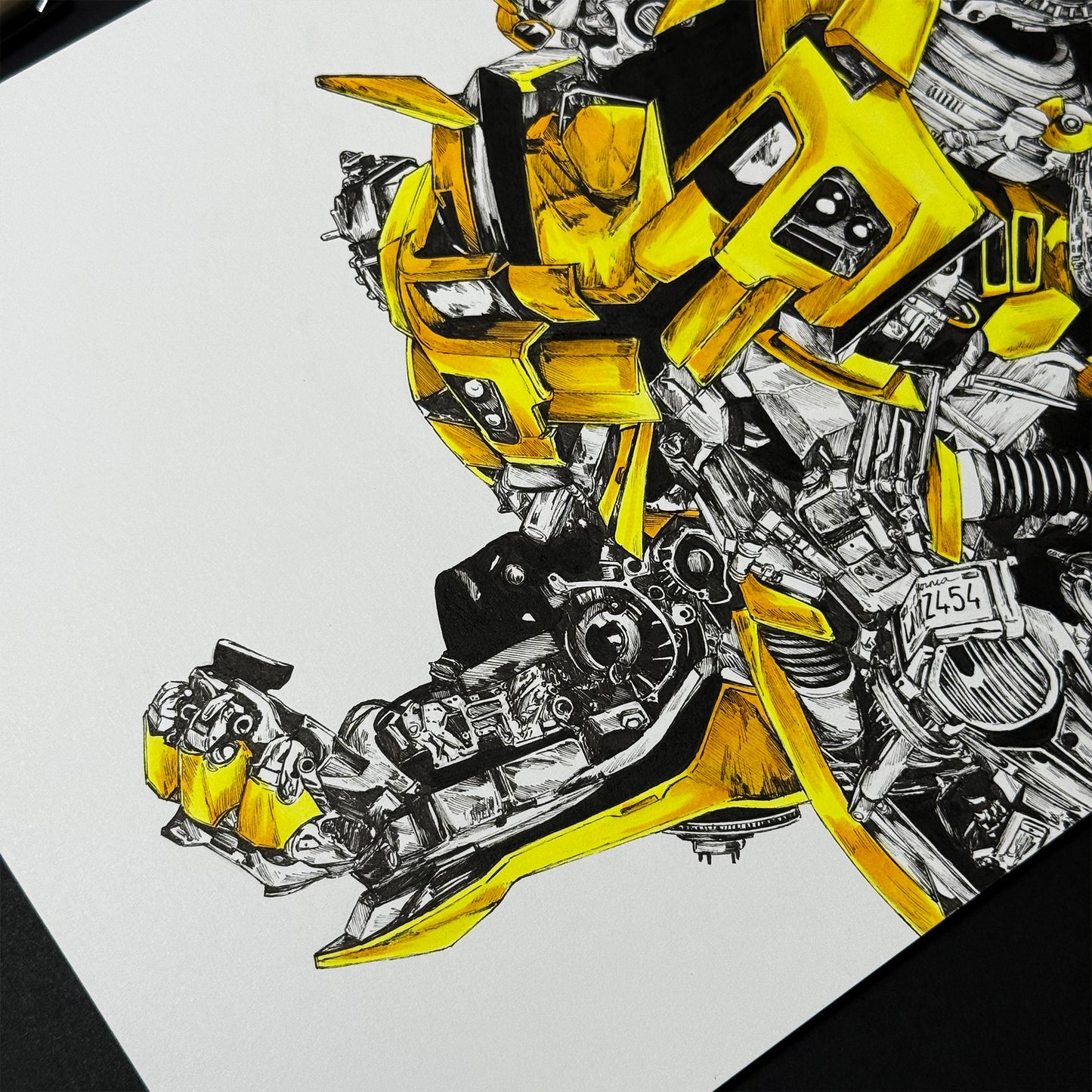 Art Print & Poster - Bumblebee | Fan Art Inspired by Transformers