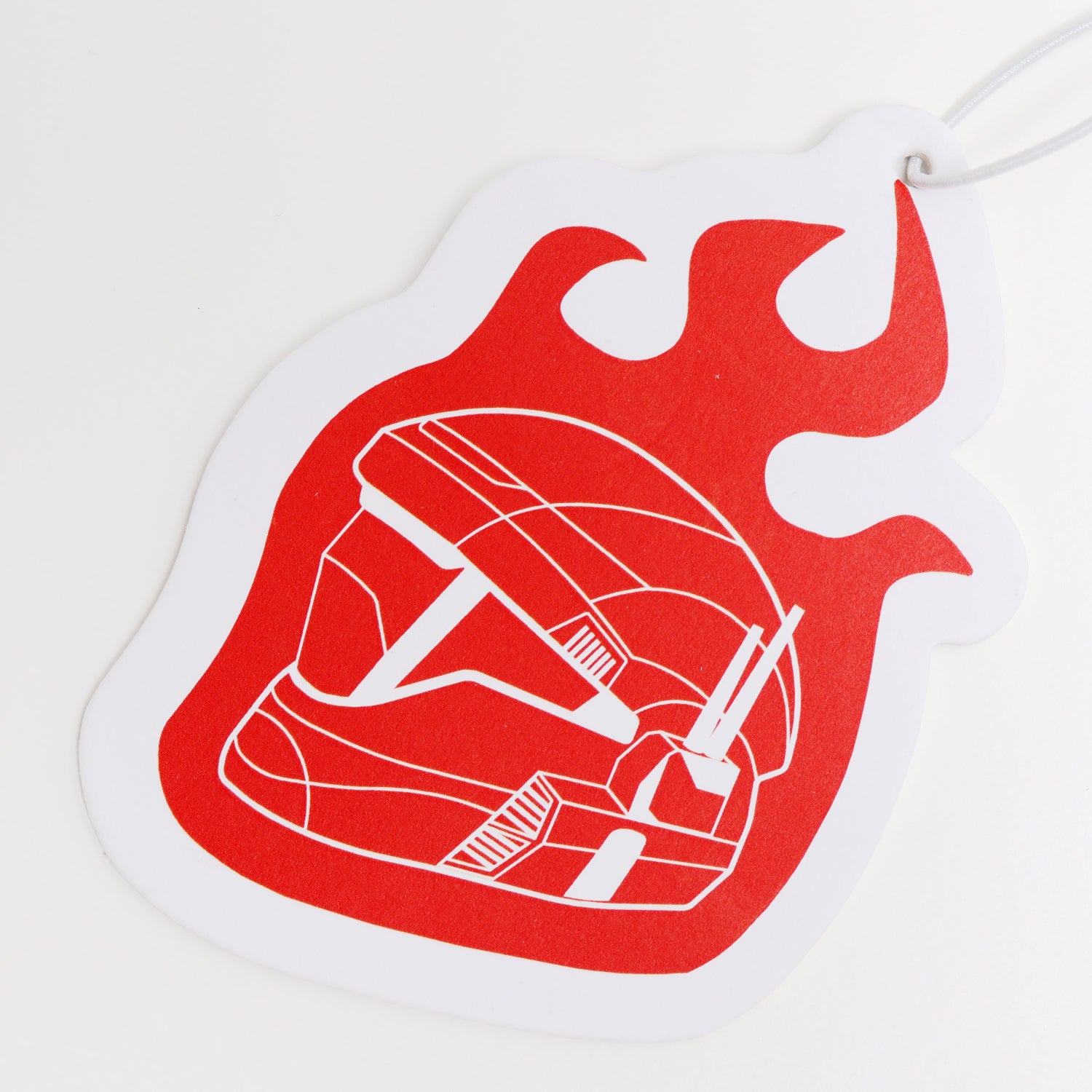 ODST Flame Helmet Air Freshener closeup.