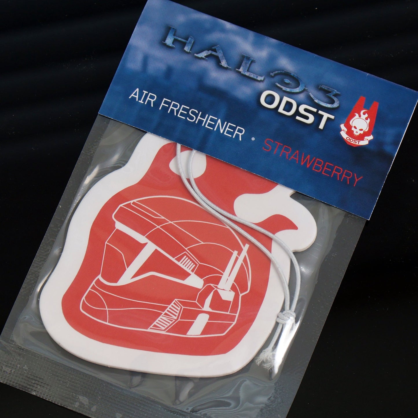 ODST Flame Helmet Air Freshener Strawberry: A sweet and fruity aroma to uplift your spirits.