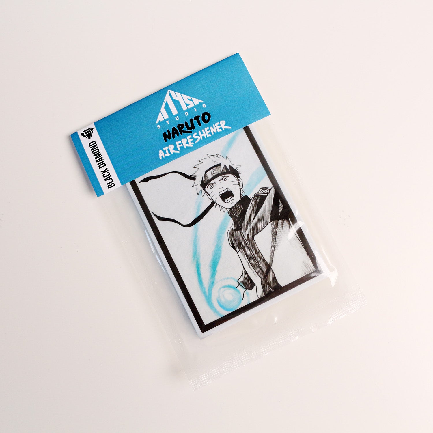 Naruto manga air freshener with Black Diamond scent