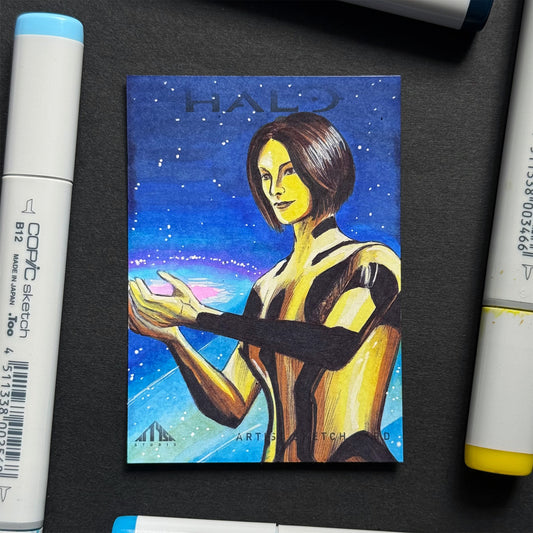 Gold Cortana - Halo Trading Card Single