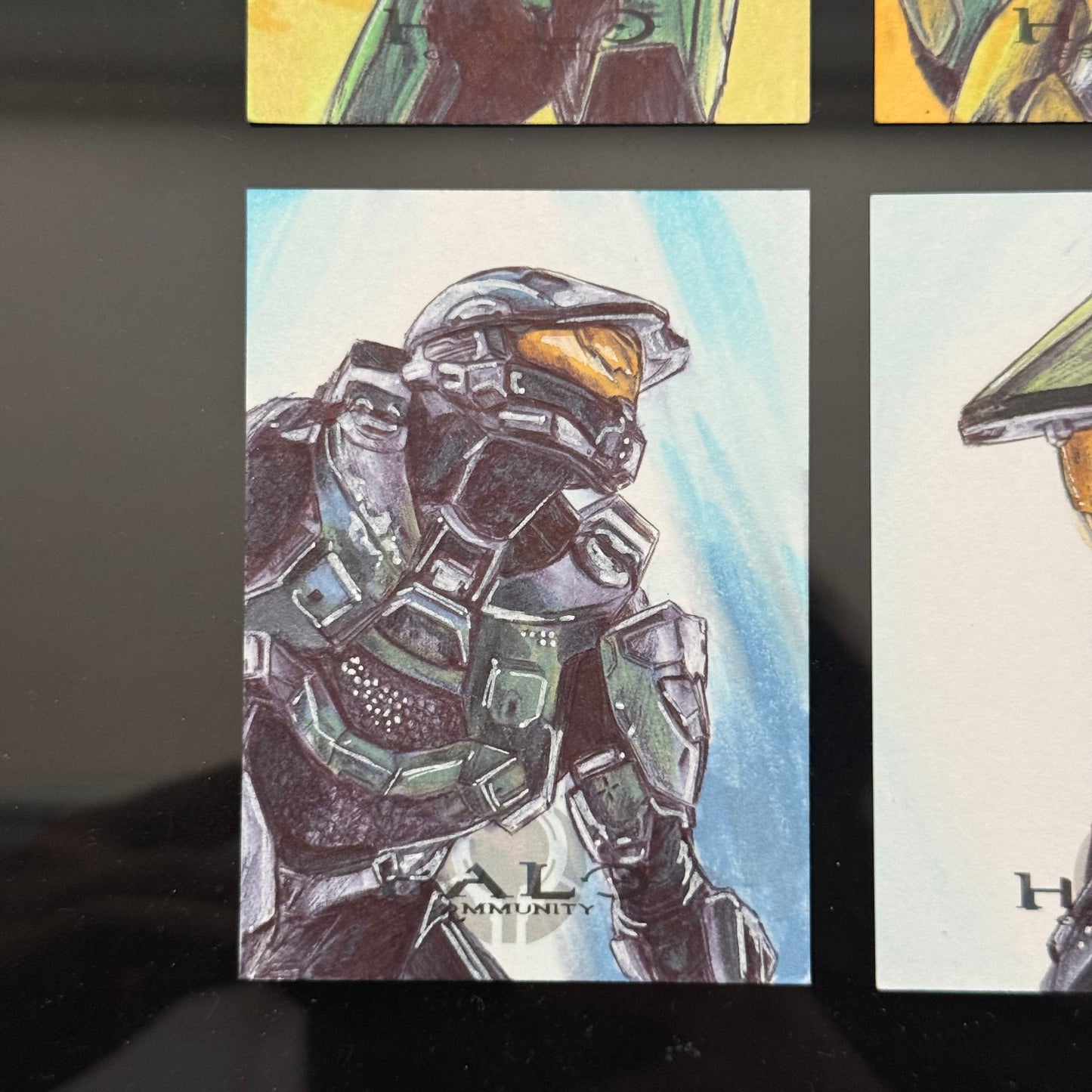 Premium collector’s Halo art set showcasing Chief’s armour through 25 years.