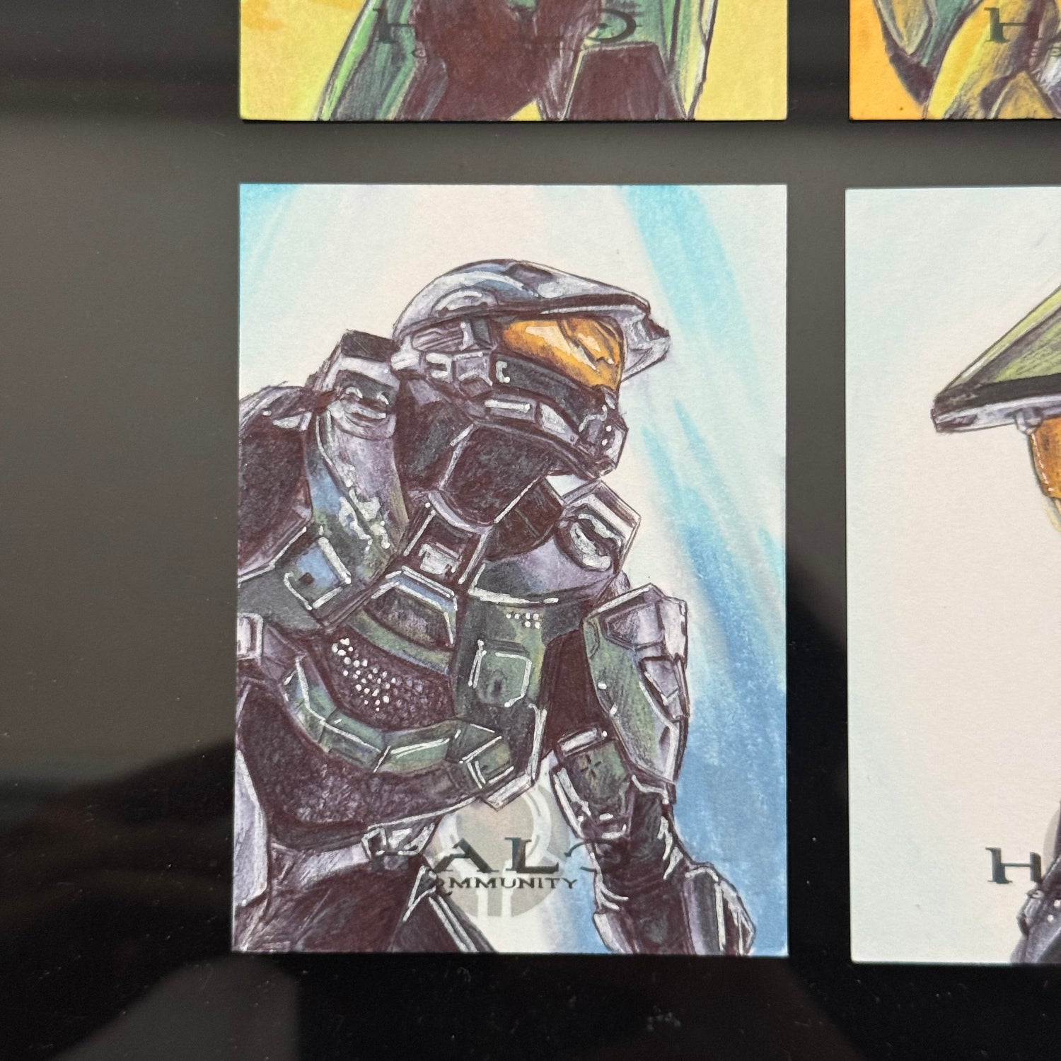 Premium collector’s Halo art set showcasing Chief’s armour through 25 years.