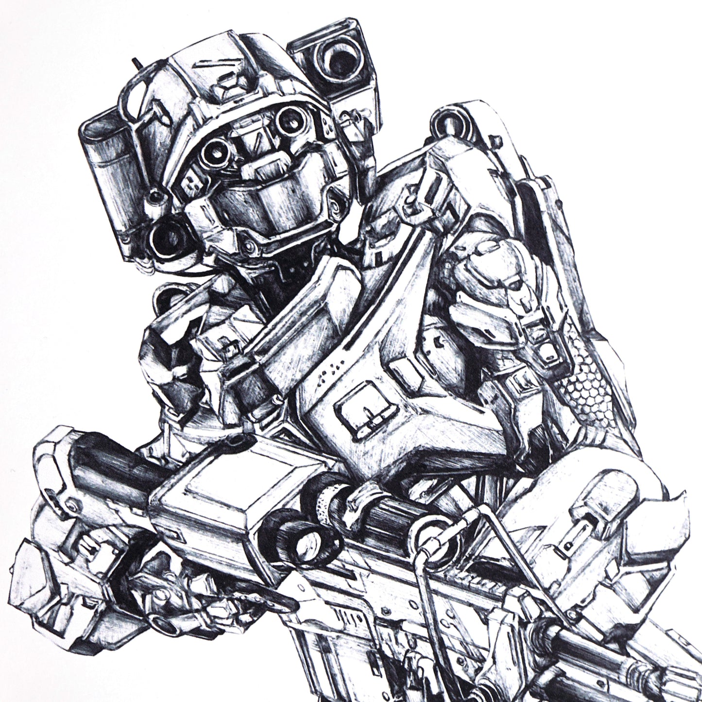 Halo Art Print & Poster - Blue Team: Linda-058 | Fan Art Inspired by Halo