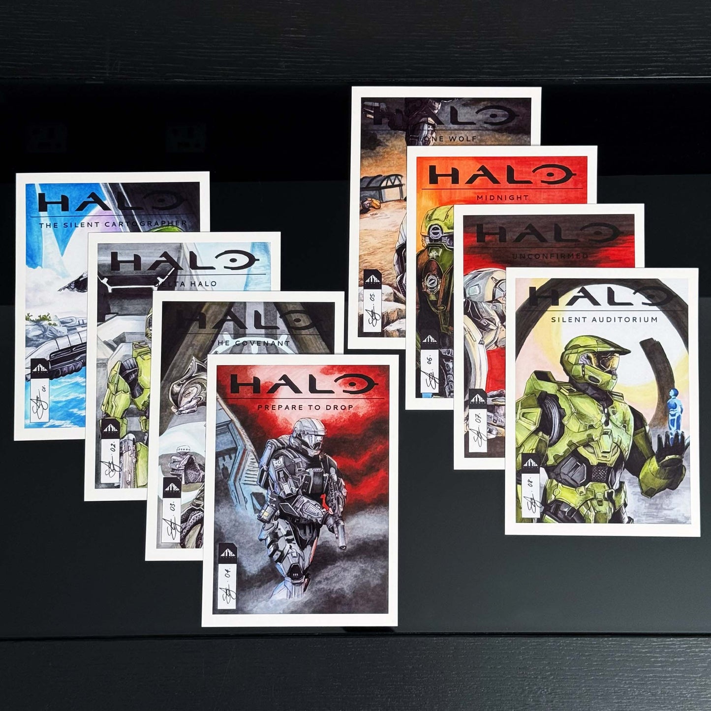 Halo Comic Cover SERIES 1 - PRINT Full Set