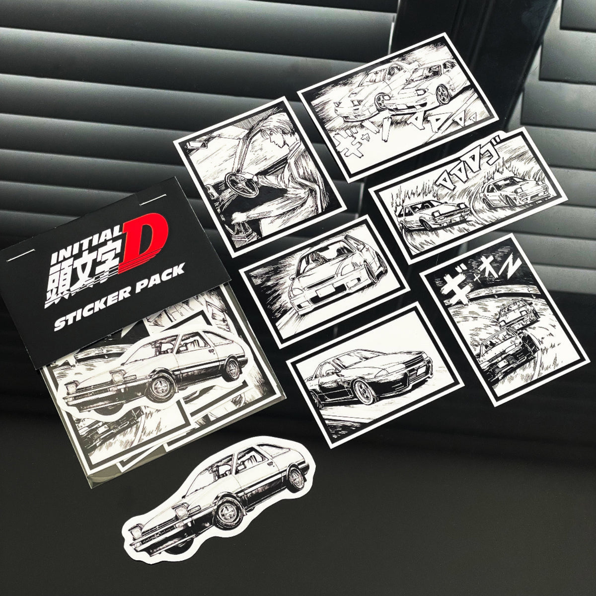 Initial Sticker Pack Sticker Pack - Initial D – Artysn Studio