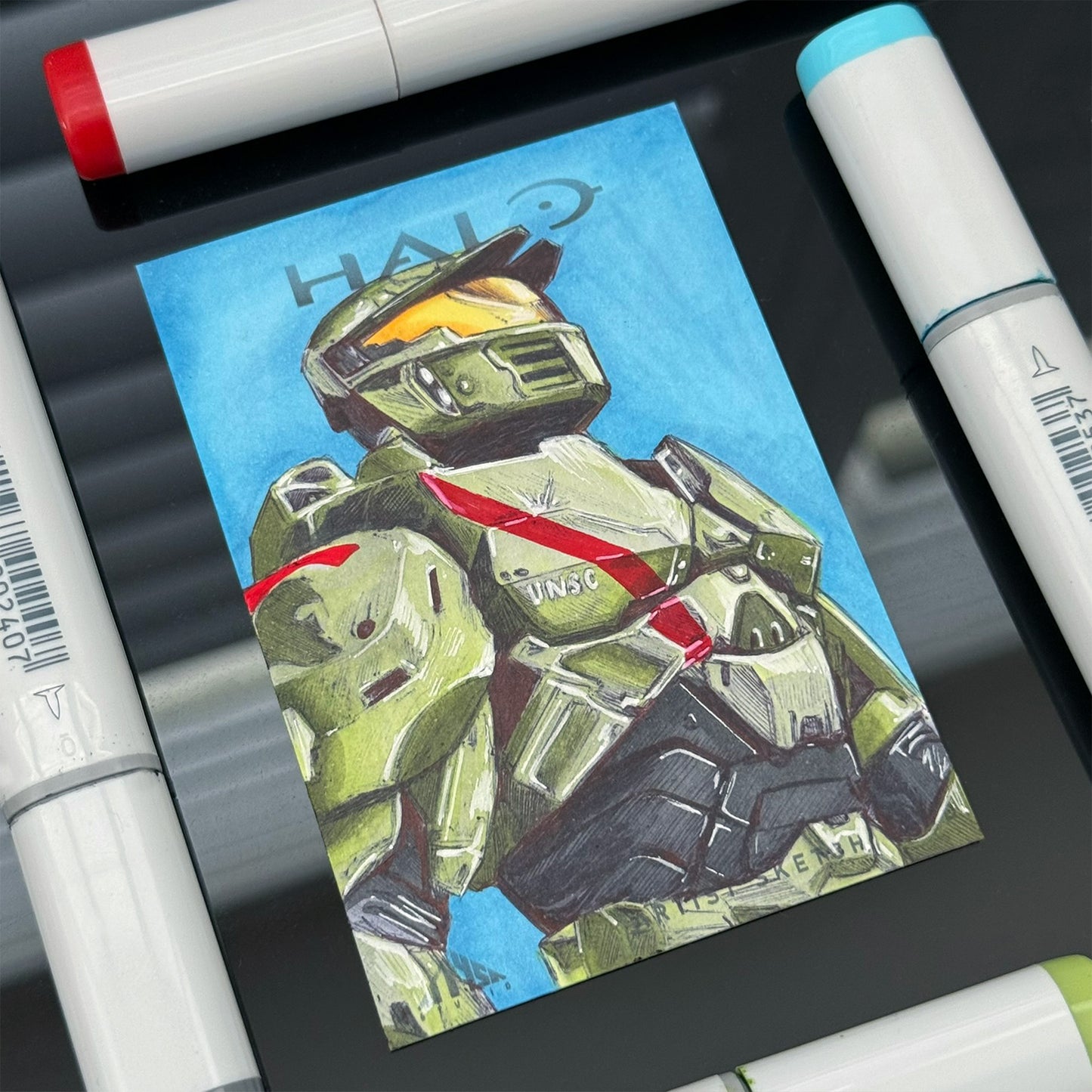 Jerome, At The Ready - Halo Trading Card Single
