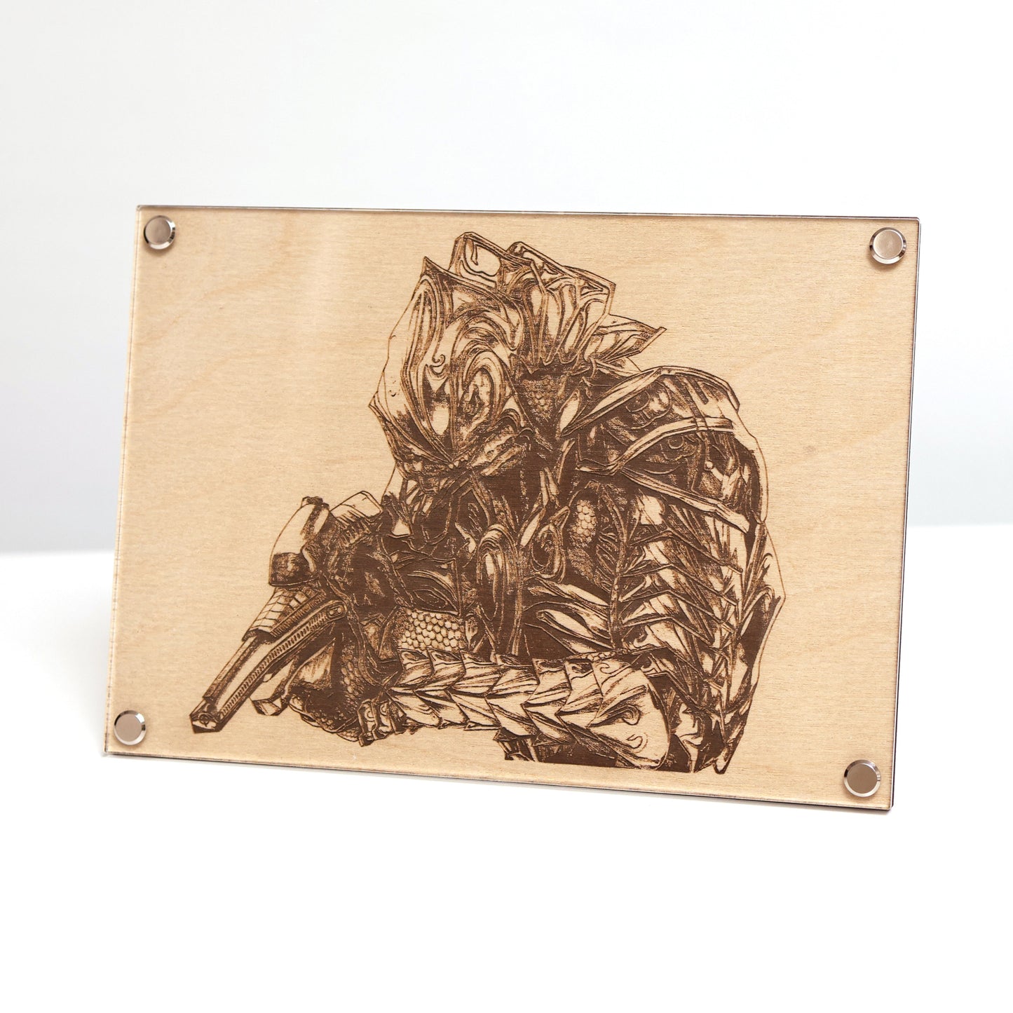Halo fan art plaque – Arbiter collectible décor for gamers