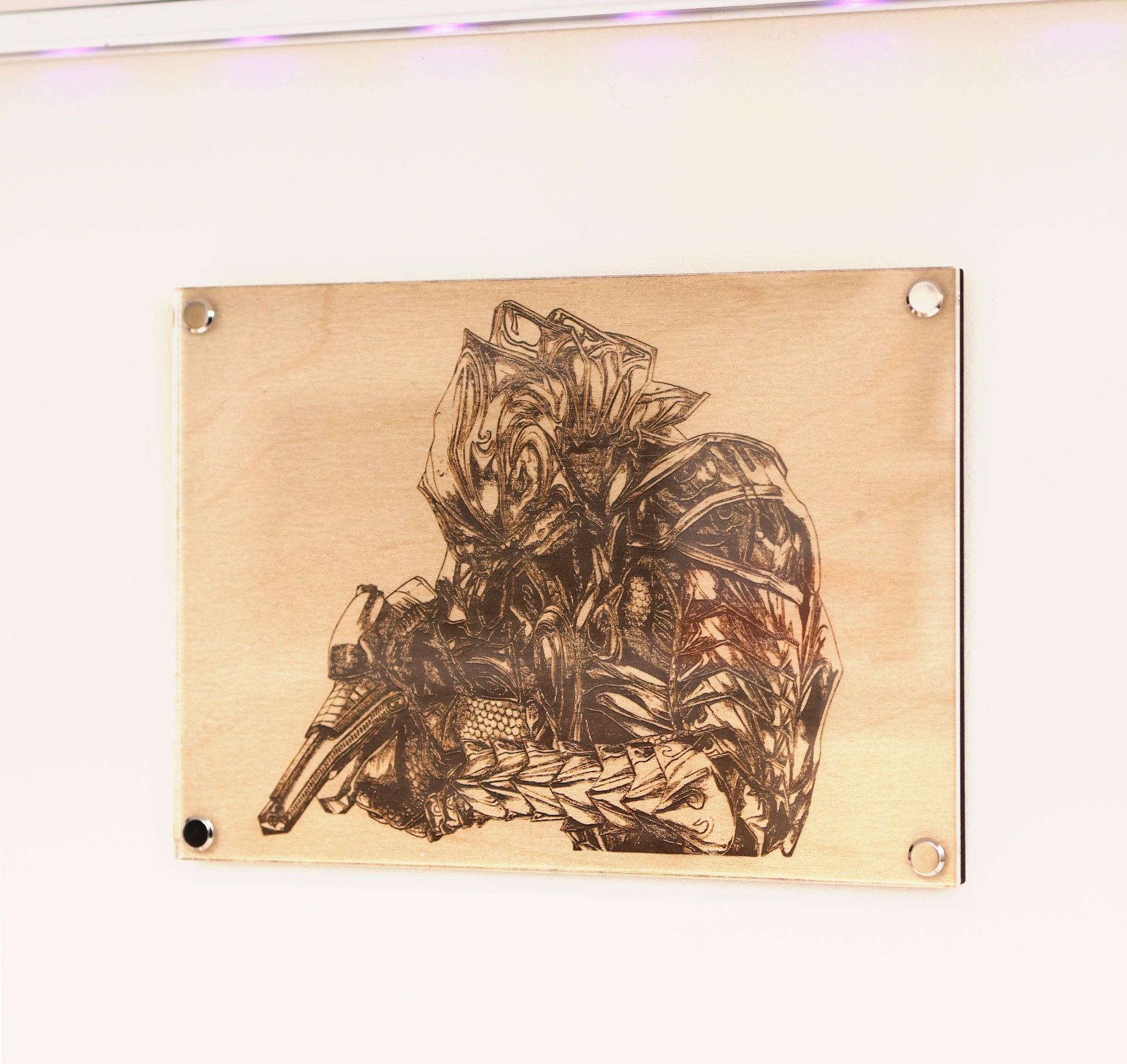 Halo Arbiter wall art collectible – engraved LayaBoard plaque