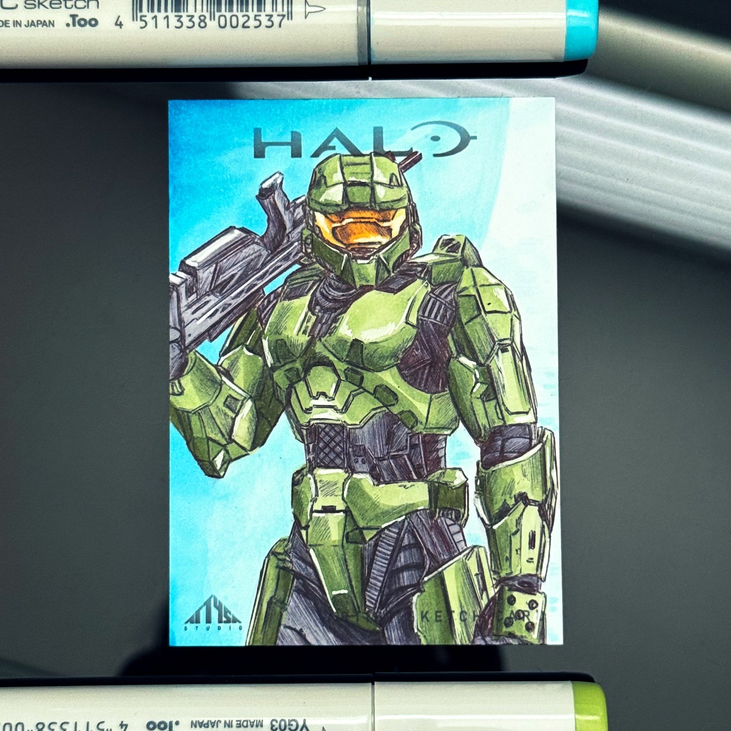 The Chief and The Arbiter - Halo Trading Card Pair