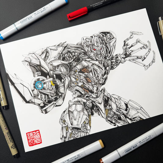 Art Print & Poster - Megatron | Fan Art Inspired by Transformers