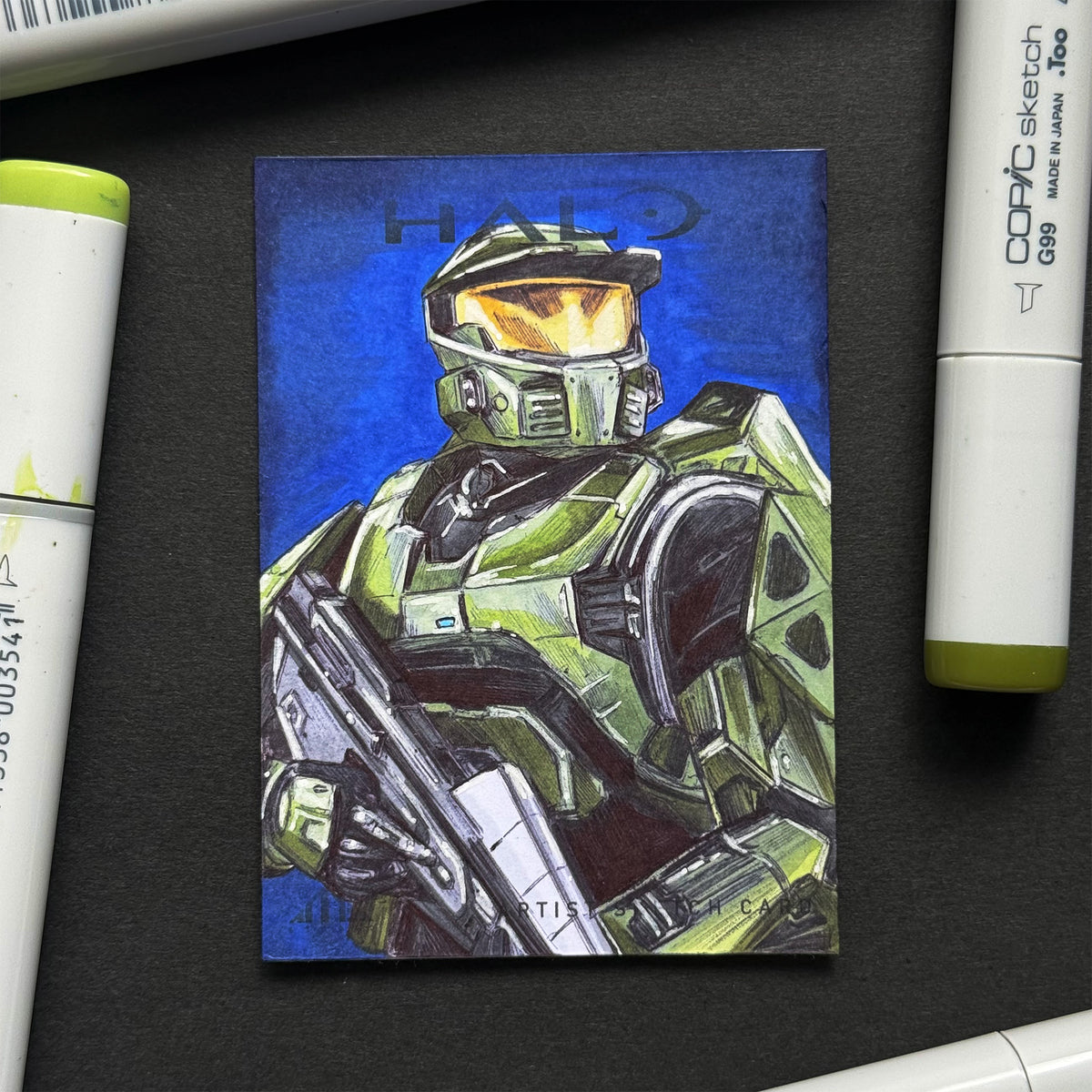 Master Chief Evolution - Halo Trading Card Single