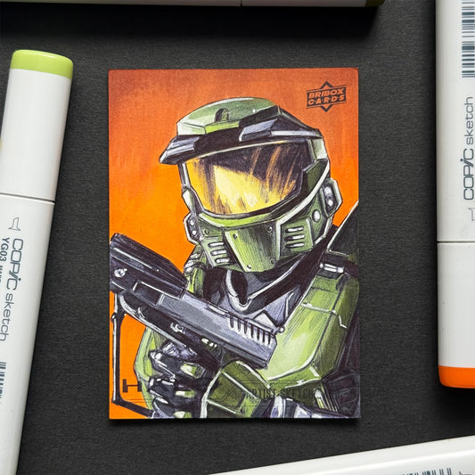 Sunset on Chief - Halo Trading Card Single